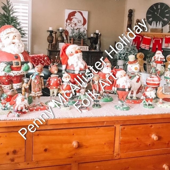 Penny McAllister Holiday Folk Art 👇 - Picture 1 of 6